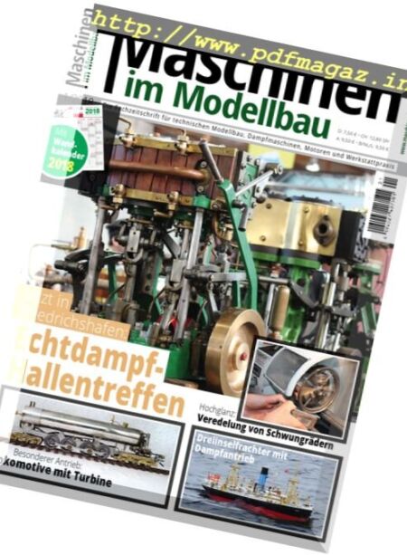 Maschinen im Modellbau – Januar-Februar 2018 Cover