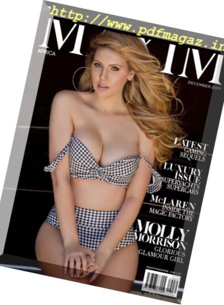 Maxim Africa – December 2017 Cover