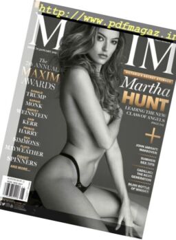 Maxim Australia – January 2018