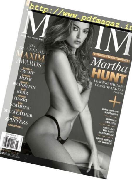 Maxim Australia – January 2018 Cover