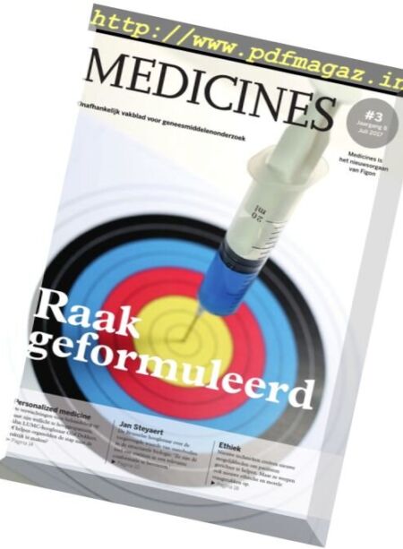 Medicines – Juli 2017 Cover