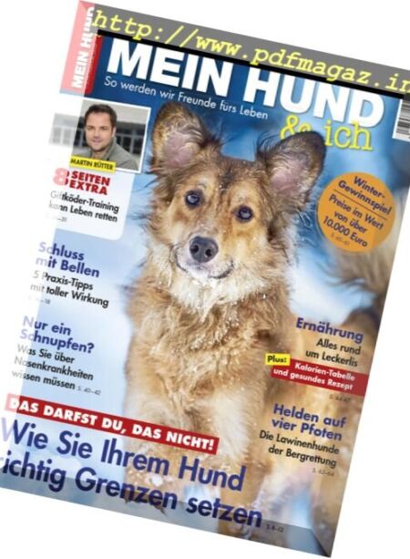 Mein Hund & ich – Dezember-Januar 2017 Cover
