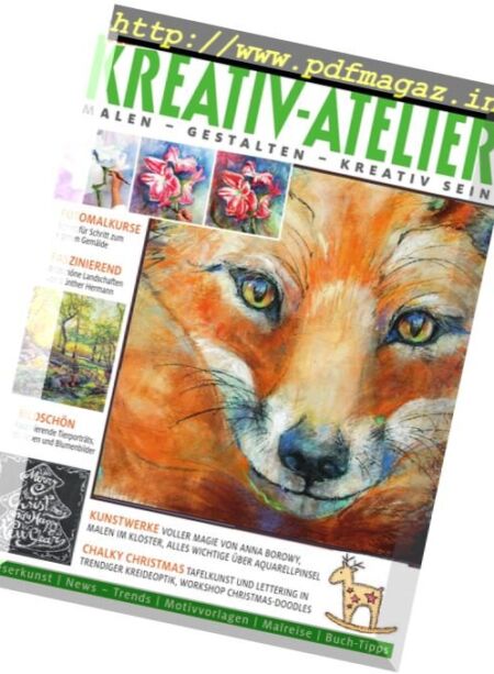 Mein Kreativatelier – Oktober 2017 Cover