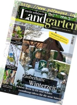 Mein schoner Landgarten – November-Dezember 2017