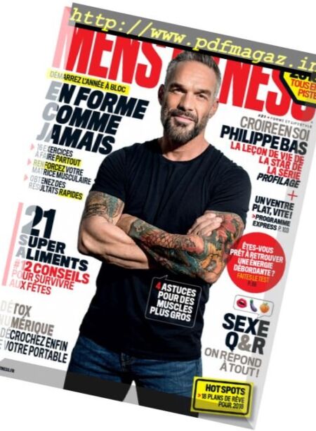 Men’s Fitness France – janvier 2018 Cover
