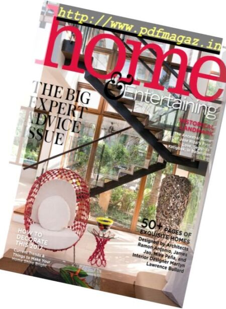 Metro Home & Entertaining – January 2018 Cover