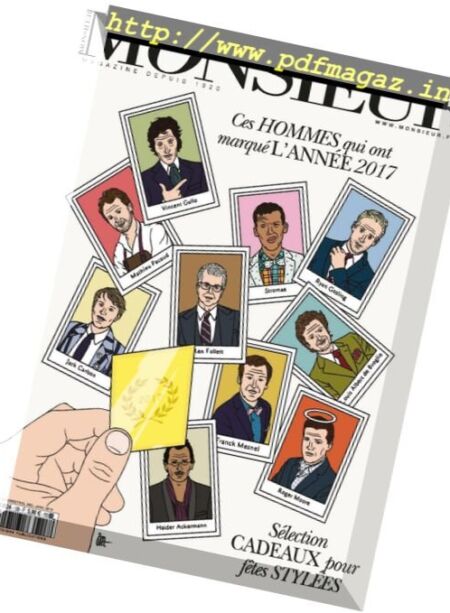 Monsieur France – 1 December 2017 Cover