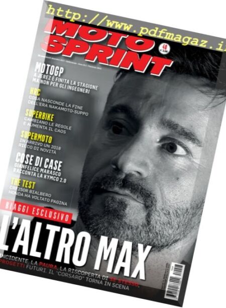 Moto Sprint – 28 Novembre 2017 Cover