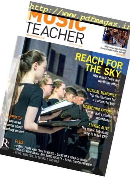 Music Teacher – January 2018 Cover