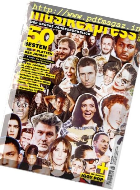 Musikexpress – Januar 2018 Cover