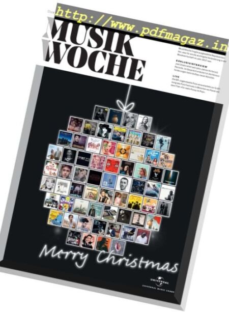 Musikwoche – 18 Dezember 2017 Cover