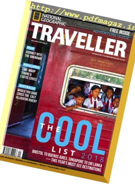 National Geographic Traveller UK – January-February 2018 Cover