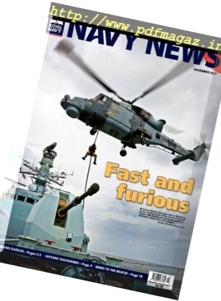 Navy News – November 2017 Cover