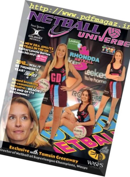 Netball Universe – November 2017 Cover