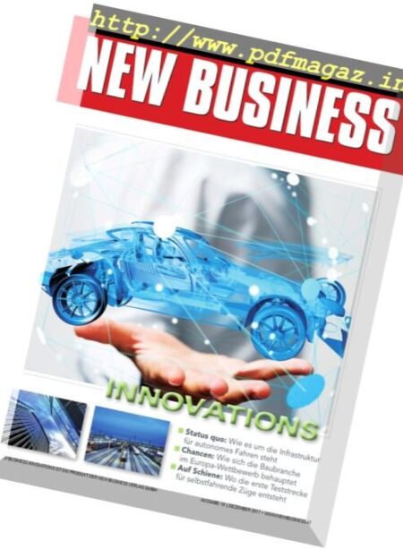 New Business Innovation – Dezember 2017 Cover