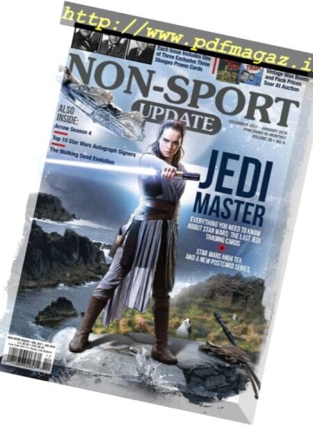Non-Sport Update – December 2017 – January 2018 Cover