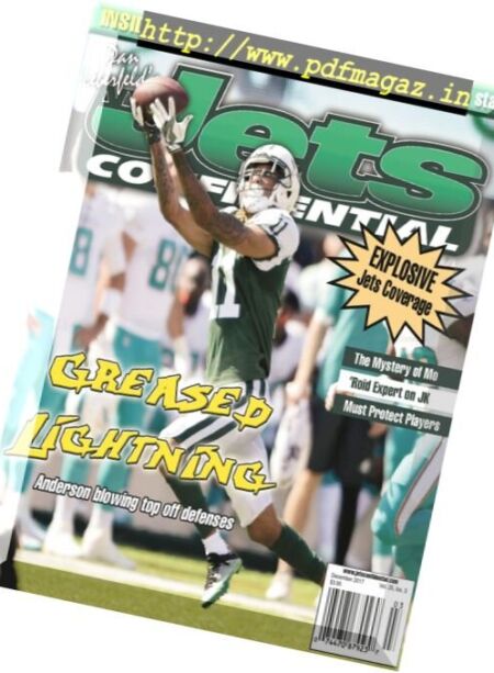 NY Jets Confidential – November 2017 Cover
