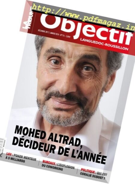 Objectif Languedoc-Roussillon – 29 novembre 2017 Cover