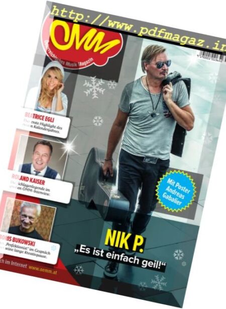 OMM Osterreichisches Musik – November-Dezember 2017 Cover