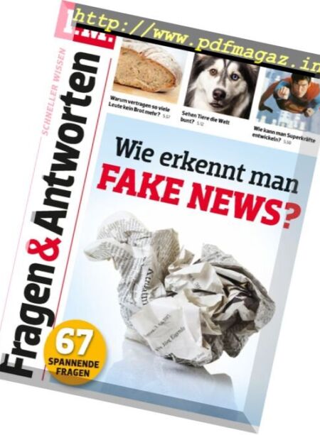 P.M. Fragen & Antworten – Januar 2018 Cover