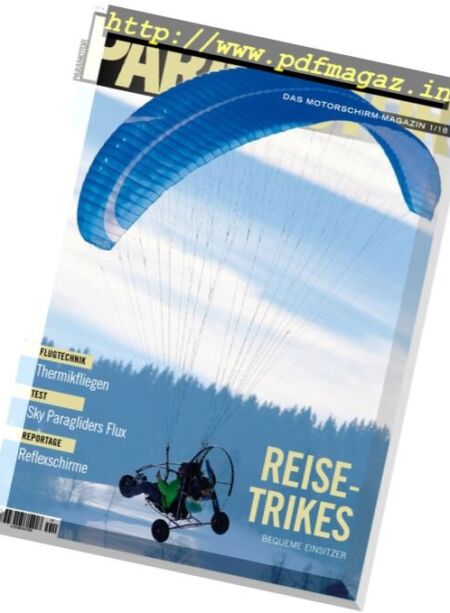 Paramotor Magazin – Januar 2018 Cover