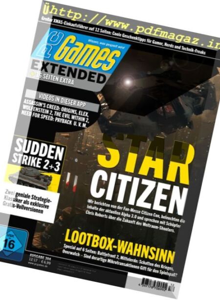 PC Games Germany – Dezember 2017 Cover