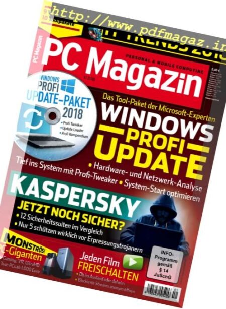 PC Magazin – Januar 2018 Cover