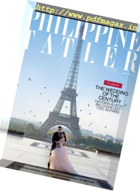 Philippine Tatler – December 2017 Cover