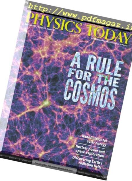 Physics Today – December 2017 Cover