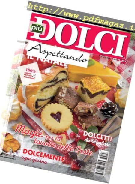 piuDOLCI – Dicembre 2017 Cover
