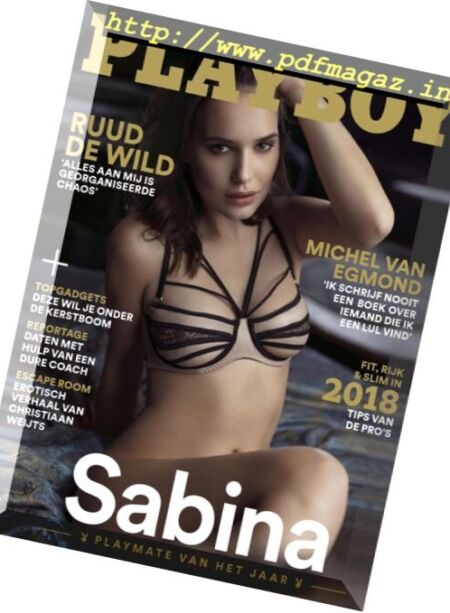 Playboy Nederland – december 2017 Cover