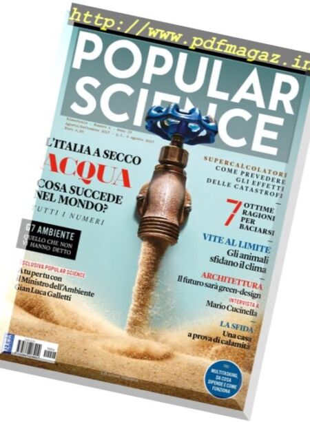 Popular Science Italia – Agosto-Settembre 2017 Cover