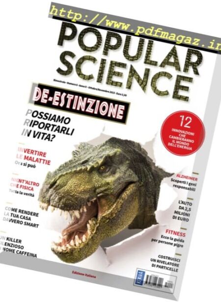 Popular Science Italia – Ottobre-Novembre 2015 Cover
