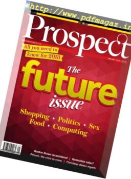 Prospect Magazine – January 2018