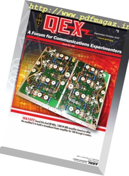 QEX – July-August 2015 Cover