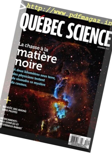 Quebec Science – Decembre 2017 Cover