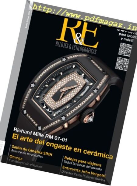 R&E-Relojes&Estilograficas – 30 diciembre 2017 Cover