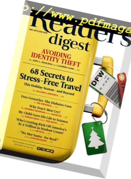 Reader’s Digest USA – December 2017 Cover