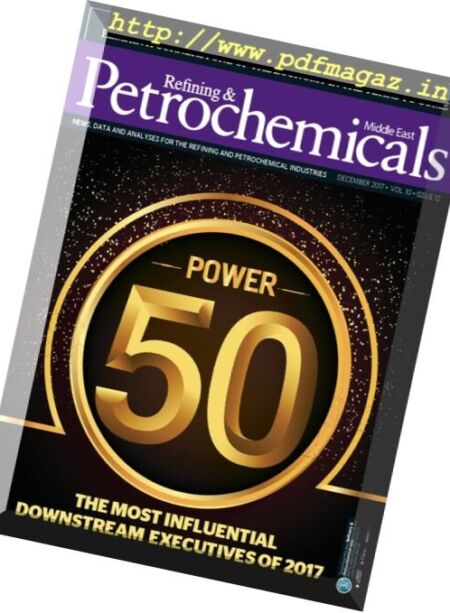 Refining & Petrochemicals Middle East – December 2017 Cover