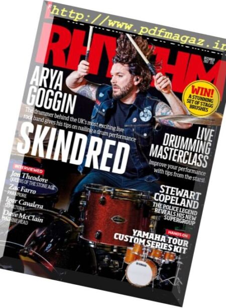 Rhythm – December 2017 Cover