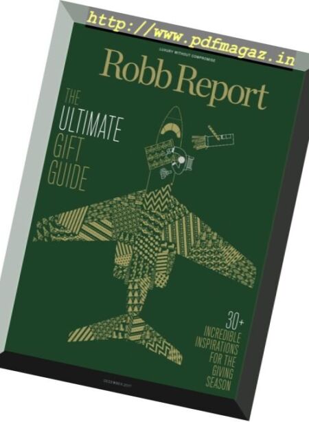 Robb Report USA – December 2017 Cover