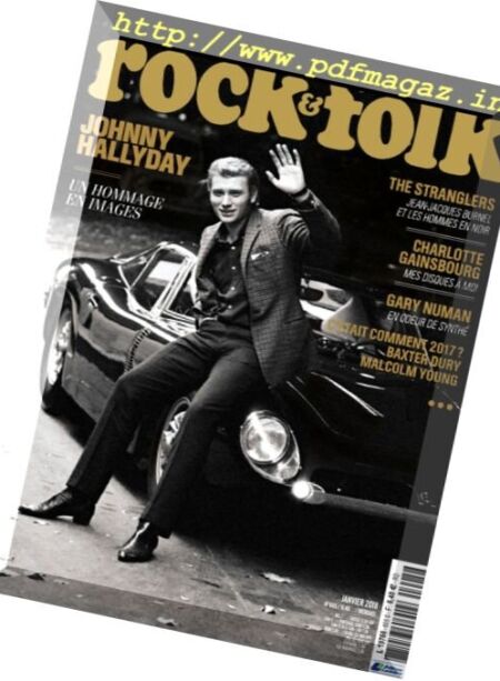 Rock & Folk – janvier 2018 Cover