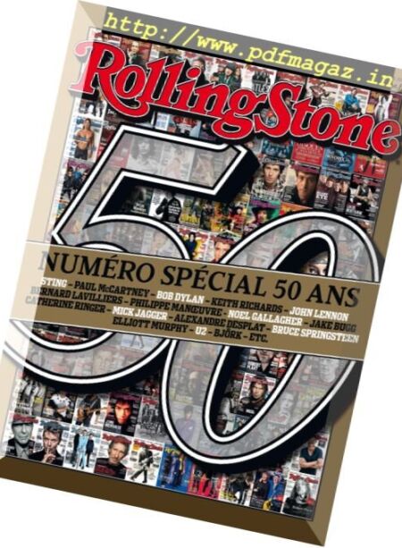 Rolling Stone France – decembre 2017 Cover