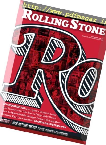 Rolling Stone Mexico – diciembre 2017 Cover