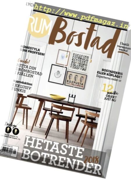 Rum Bostad – 21 december 2017 Cover