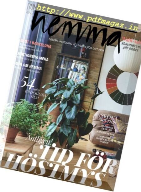Rum Hemma – november 2017 Cover