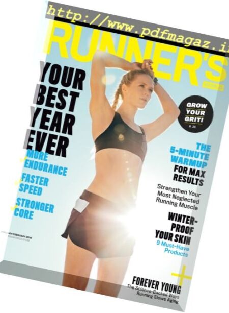 Runner’s World USA – January 2018 Cover