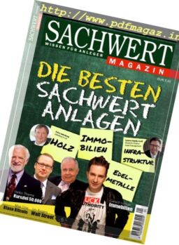 Sachwert Magazin – Januar 2018