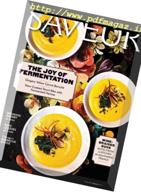 Saveur – Winter 2018 Cover