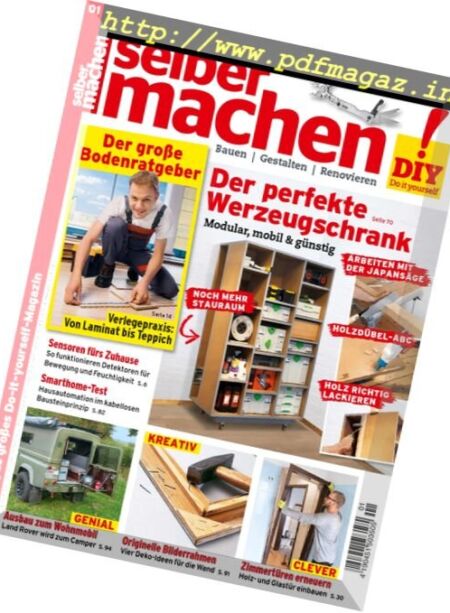 Selber Machen – Januar 2018 Cover